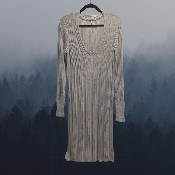 Free People Sweaters - 🛍️SALE 🛍️ Free People Side Slit Maxi Sweater